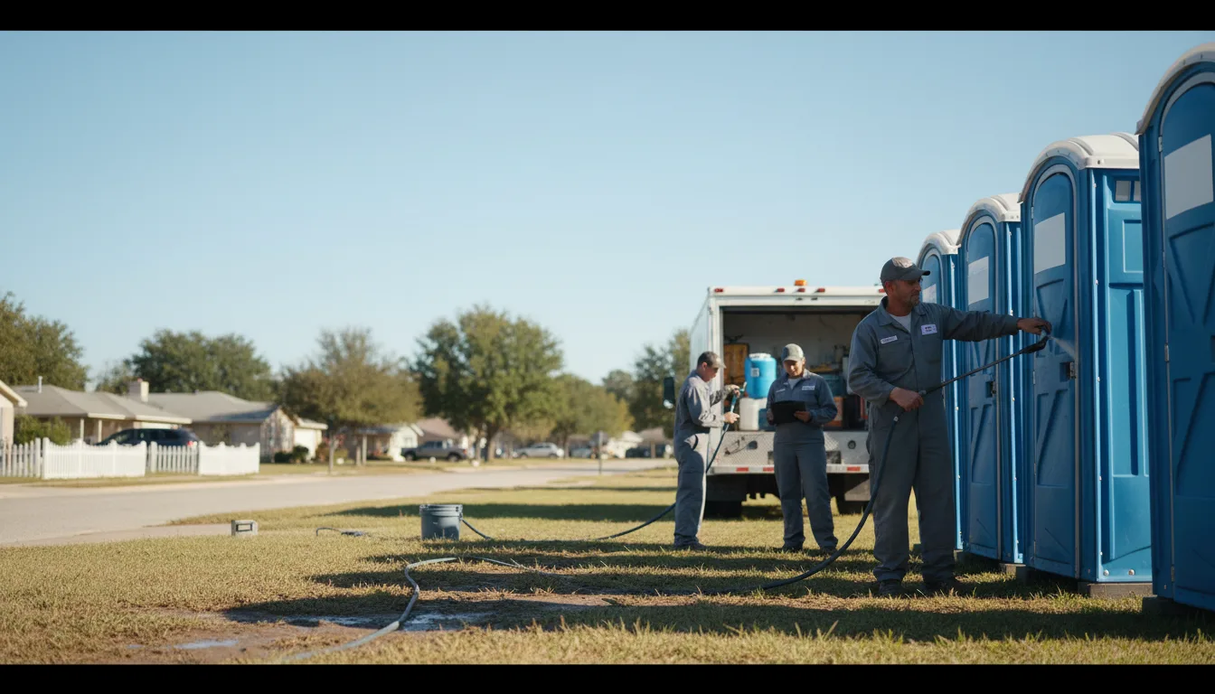 Long-Term Portable Toilet Rental in Danbury, TX near me